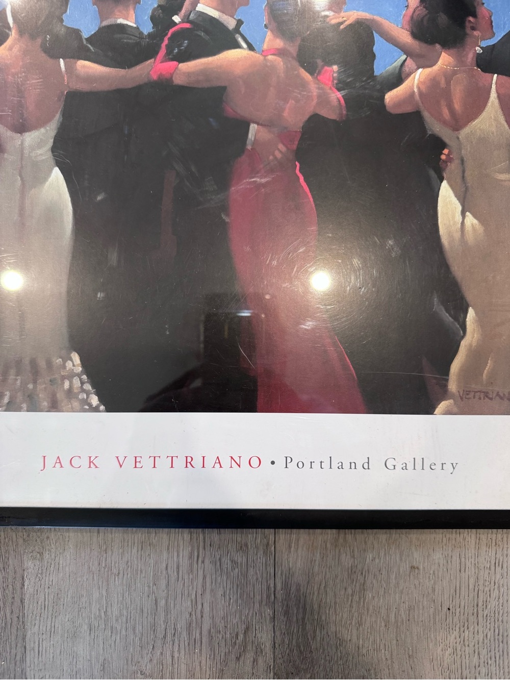 Waltzers by Jack Vettriano Framed Art Print Poster Portland Gallery 20x16 In - Picture 3 of 5